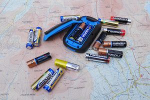 Een gps met verwisselbare batterijen is handig bij langere tochten.