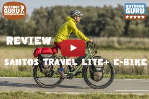 De Santos Travel Lite+ E-Bike is een elektrische vakantiefiets. Bekijk de video!