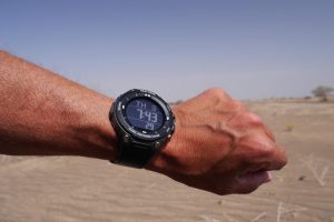 De Casio Pro Trek WSD-F20 is een imposant horloge.