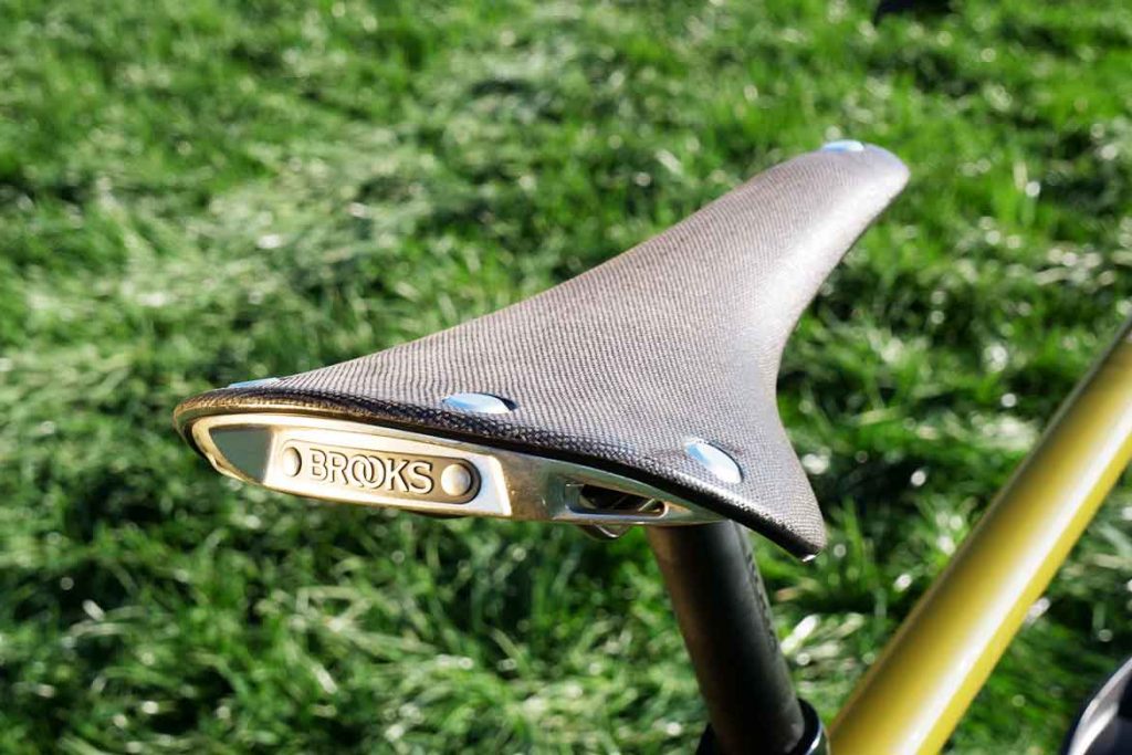 I love the Brooks C17 Cambium saddle.