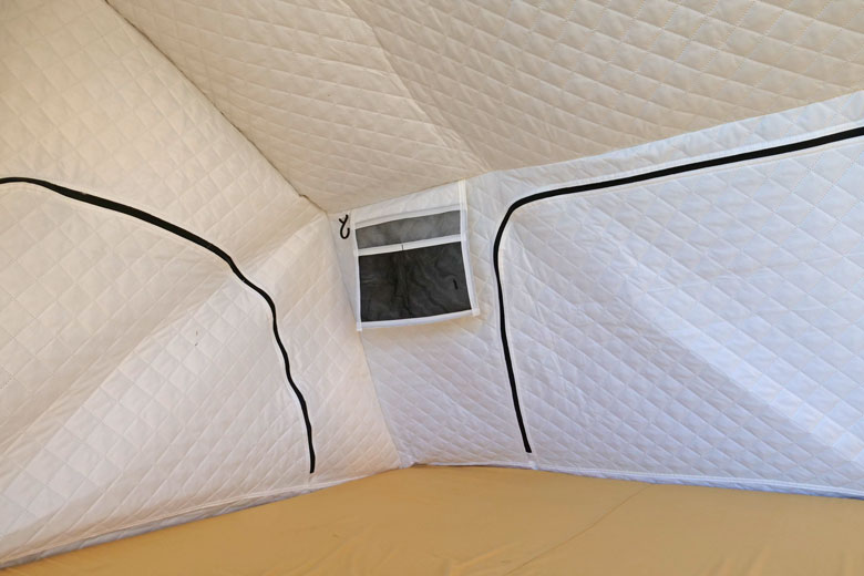 The cold weather isolation liner makes a a 3 to 5 degrees difference.