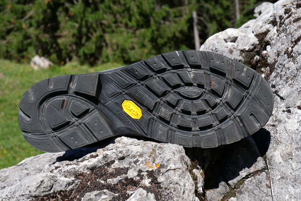 The outsole of the provides a lot of grip.