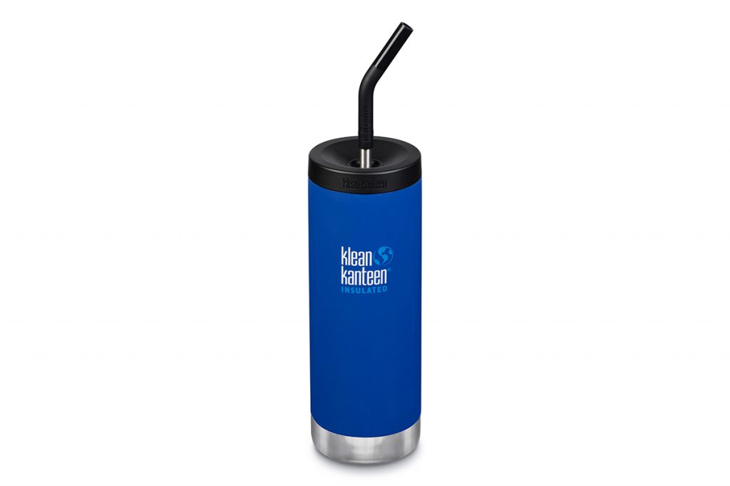 Thinking about sustainability: the metal reusable Klean Kanteen Straw.
