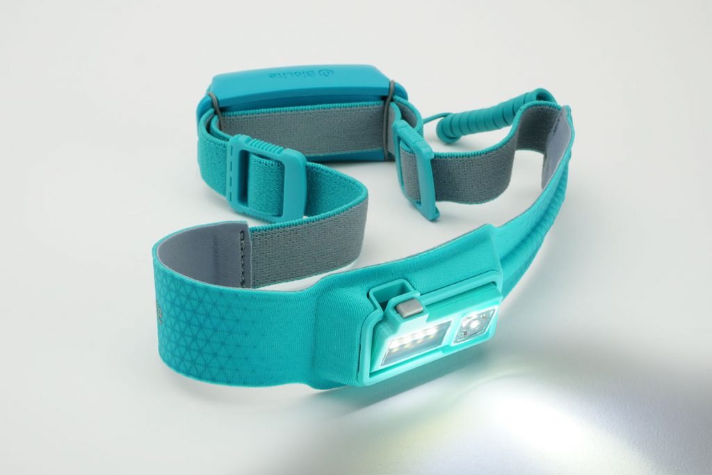 The BioLite Headlamp 330 weights only 69 grams.