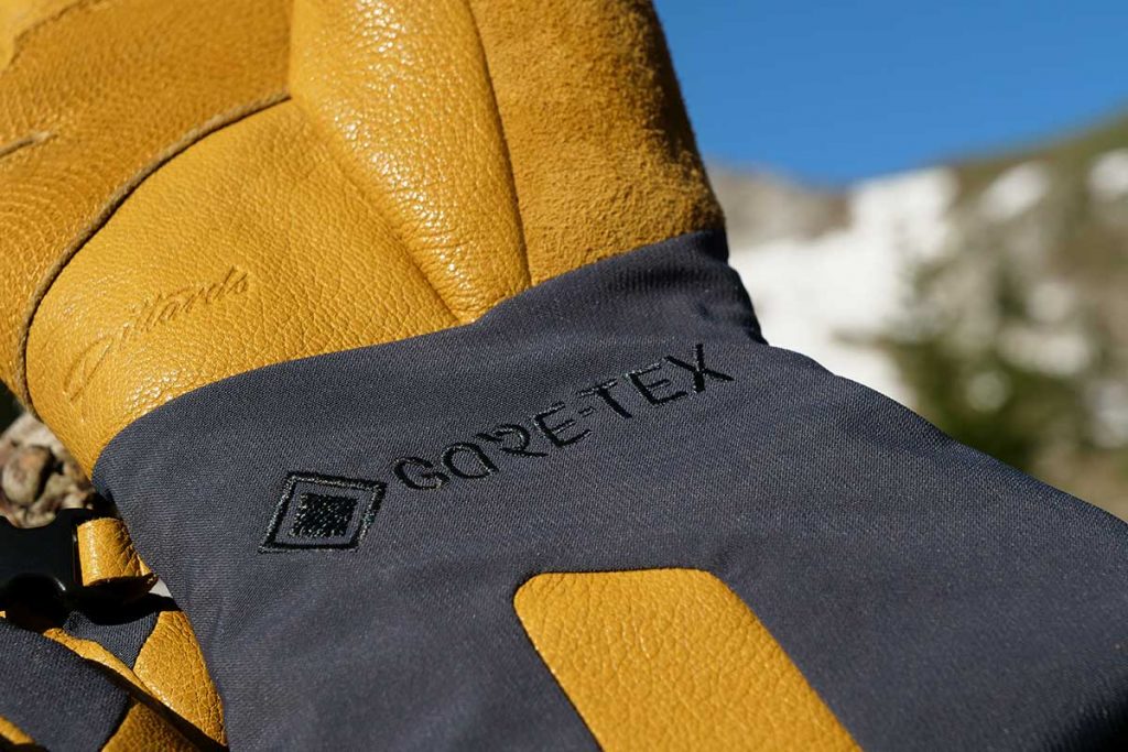 Rab uses a Gore-Tex membrane to make the gloves waterproof and breathable.