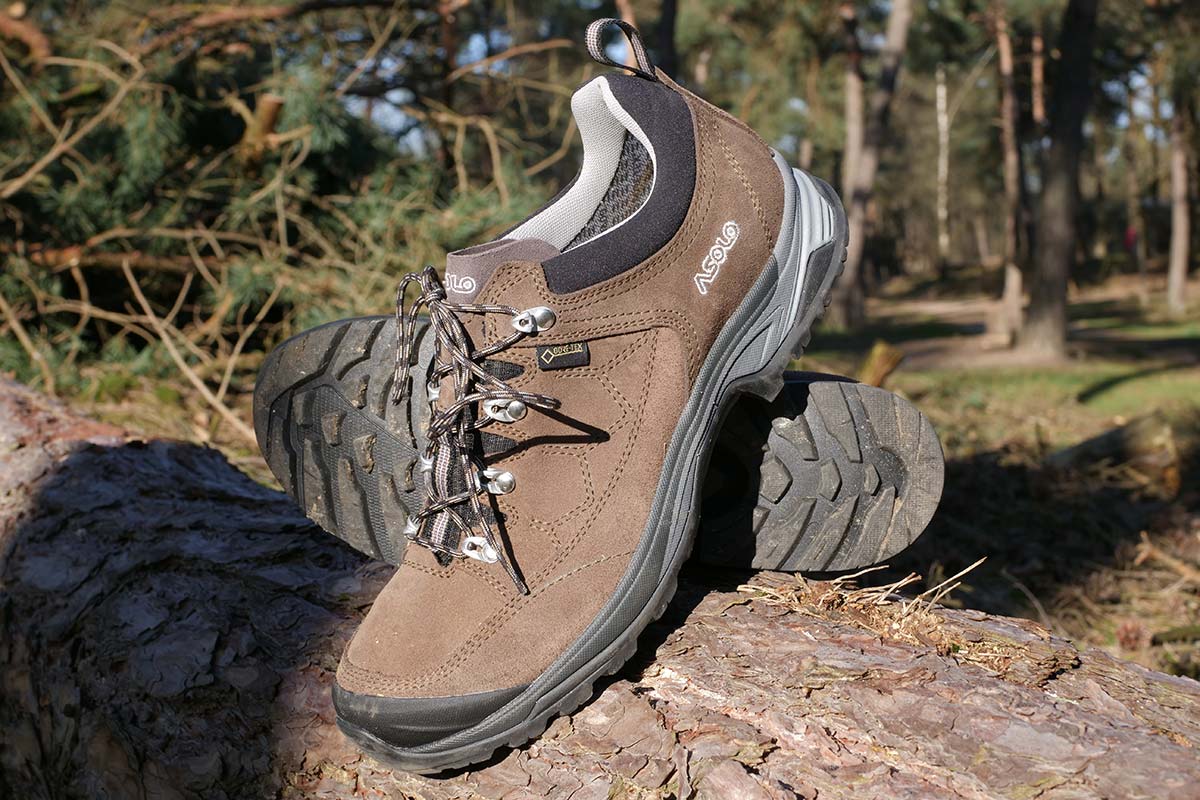 Asolo Mens Grid GV Leather Hiking Shoe 