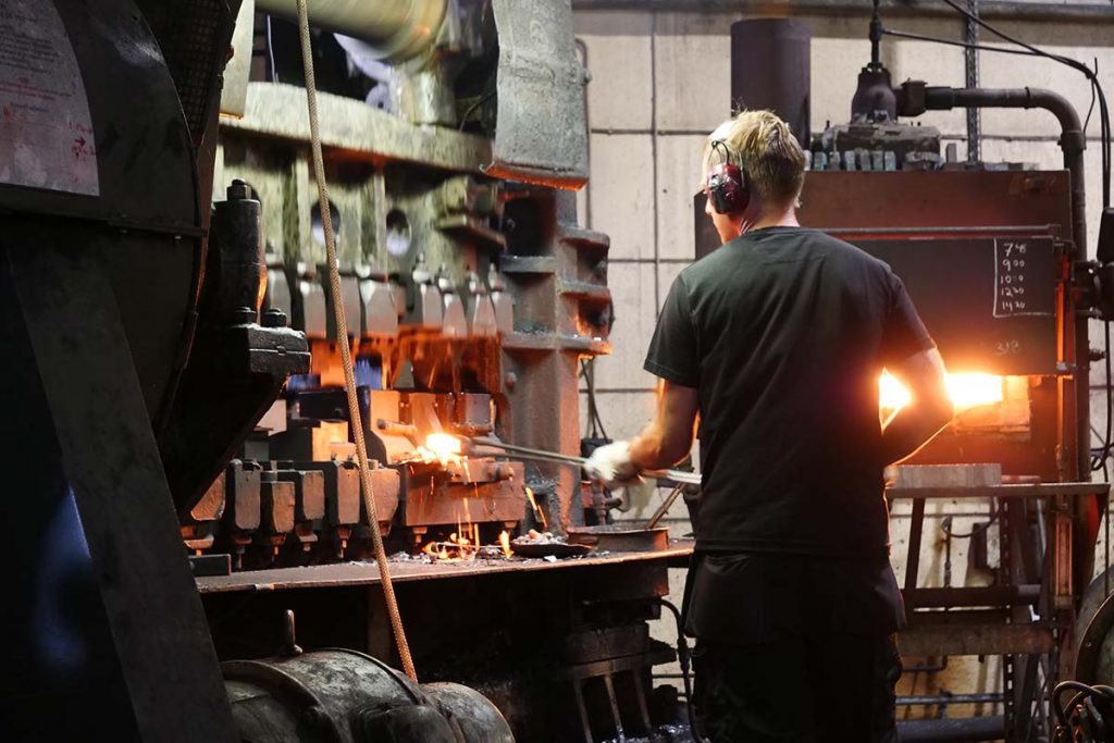 If you ever have the chance: visit a working commercial forge!