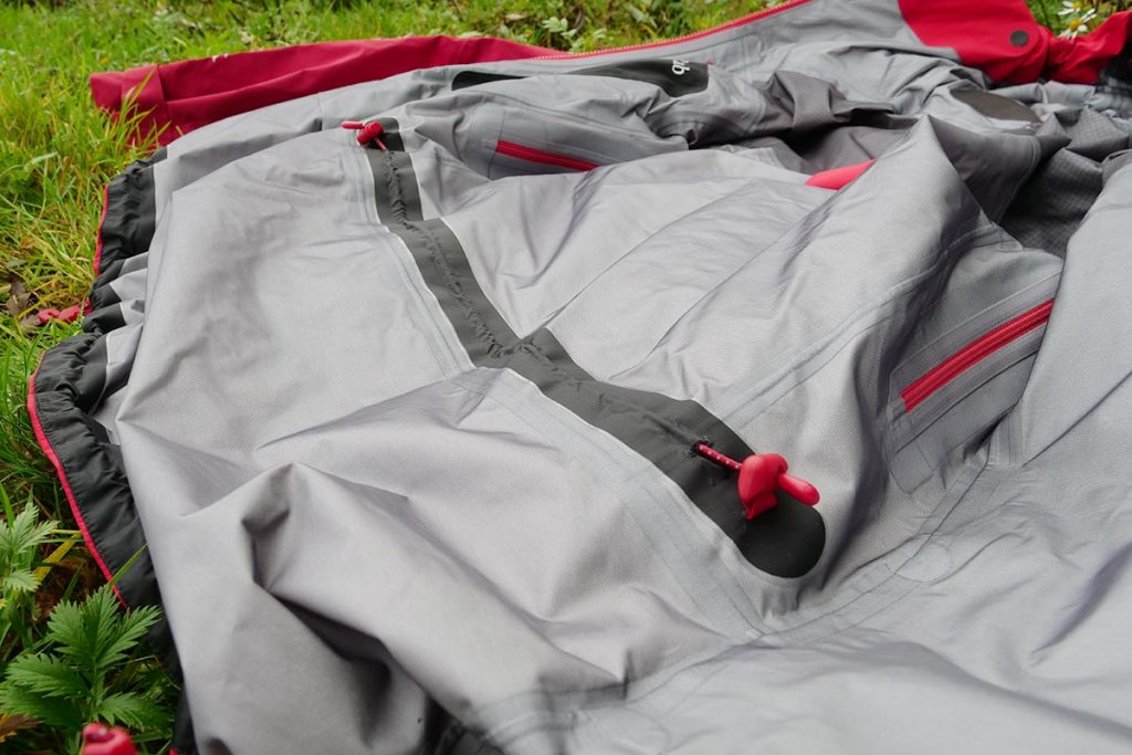 The Rab Ladakh GTX Jacket also has an excellent cord around the hips.