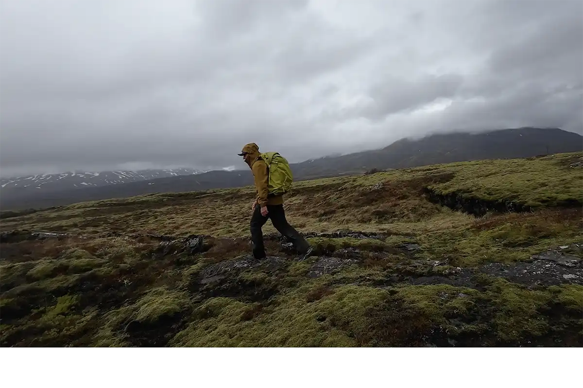 The Osprey Downburst 36 is a truly weather-protected backpack as it has proven itself on Iceland.
